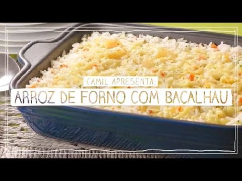 COMO FAZER ARROZ DE FORNO COM BACALHAU