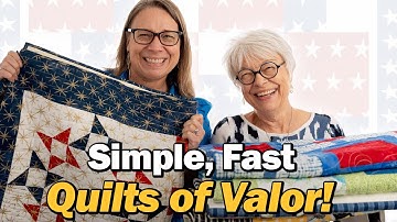 5 EASY Quilt Patterns to Make for Quilts of Valor!
