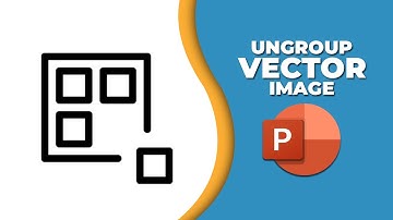 How to ungroup vector image in PowerPoint