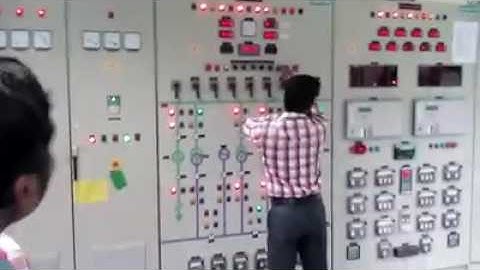 Synchronization of 21MW Generator with 110kv Grid SPBL Sathy...
