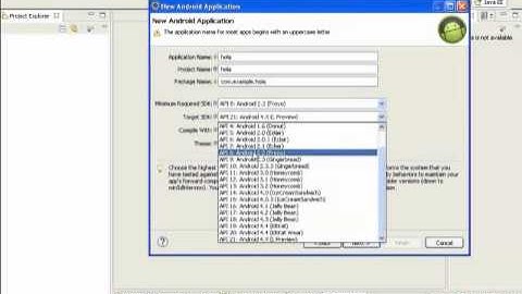 Como Crear Un Proyecto De Android En Eclipse