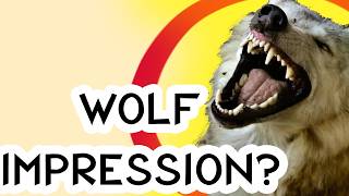 Woman Does Wolf Howl Impression