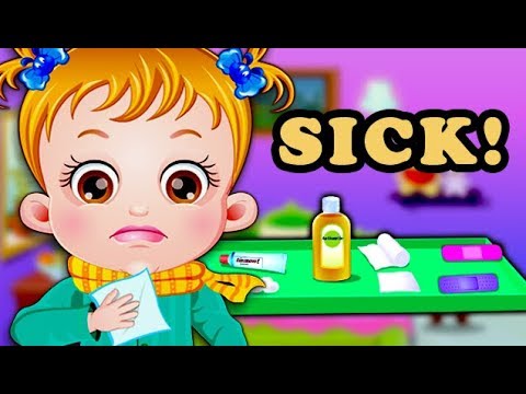 Baby Hazel wordt ziek