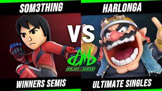 NOT DM #209 - Som3thing (Mii Brawler) Vs. Harlonga (Wario) - SSBU