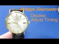 Vintage Omega Seamaster, Adjusting the time, re-assembly!  Enjoy!