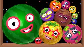 Numberblock Fruits Drop Merge 🤩 New Game 2048 Update - ASMR Puzzle Gameplay Android/iOS -Fruit Merge screenshot 5