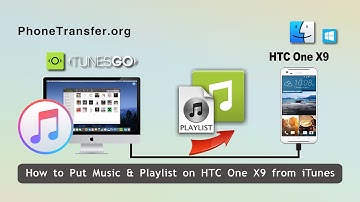 How to Put Music & Playlist on HTC One X9 from iTunes