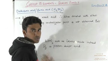 PBlock/Group13 (JEE/NEET) - P 6 of 11 - Boric Acid