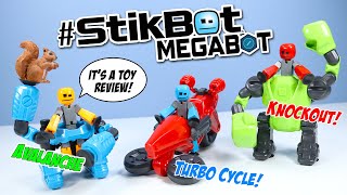 Stikbot Megabot Knockout Avalanche Turbo Cycle Review 2020