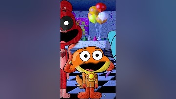 Amazing World Gumball transform into Smiling Critters Catnap SETC #catnap #smilingcritters #shorts