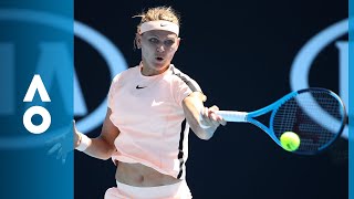 Lucie Safarova v Ajla Tomljanovic match highlights (1R) | Australian Open 2018