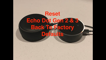 Reset Amazon Echo Dot to Factory Settings