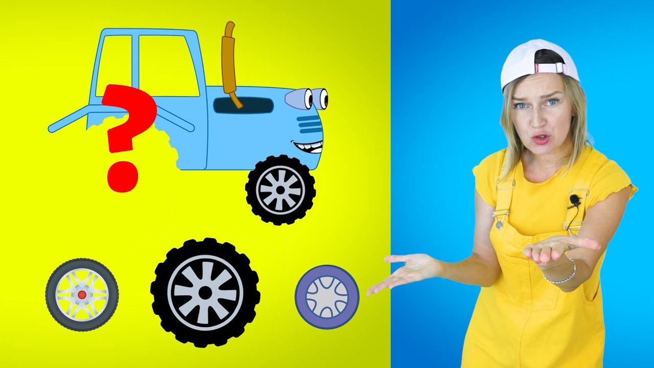 Синий трактор ремонт трактора песенка. - YouTube