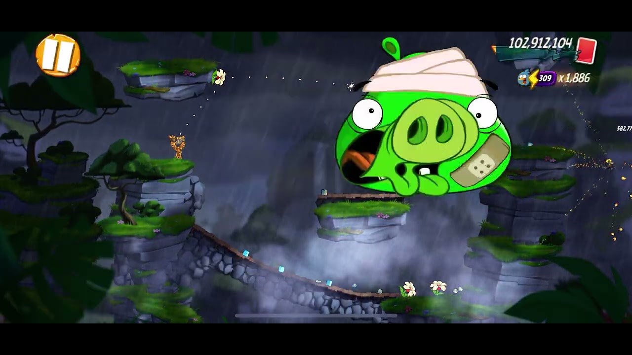 Angry Birds 2 King Pig Panic! 2025.02.01. walkthrough Level 1-2-3