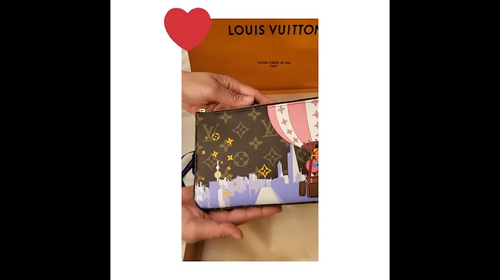 Unboxing of LV monogram 2019 Christmas animation double zip pochette !