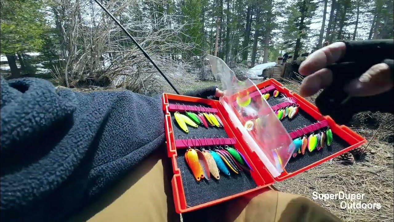 BFS Trout Fishing Lures in a Creek Bridgeport Eastern Sierras YouTube
