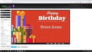 Birthdays App for Digital Signage screenshot 1