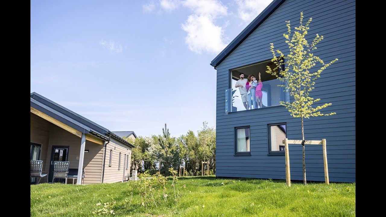 Carningili Platinum Lodge at Bluestone National Park in wales.