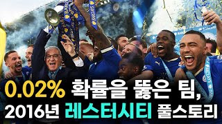 Leicester City Full Story Special, winning through 0.02% probability