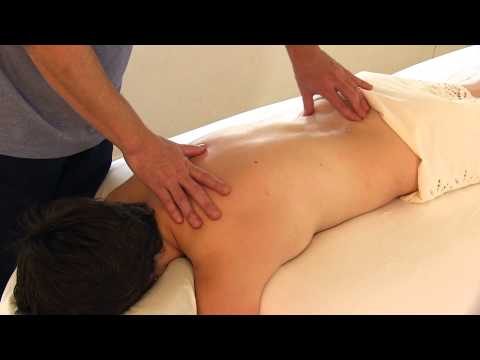 Full HD Back Massage How To Techniques By LMT, Relaxing Spa Therapy Body Work Masters ASMR