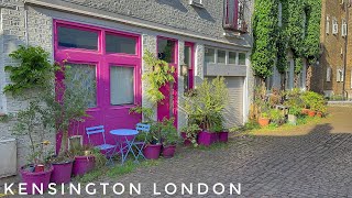 England, London City Tour | South Kensington to Kensington High Street | Summer in London [4K HDR]