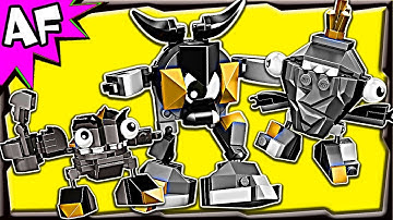 Lego Mixels CRAGSTERS Series 1: Krader, Seismo & Shuff 41503 41504 41505 Animated Building Review