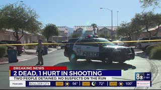 2 dead, 1 injured in Las Vegas northwest valley shooting