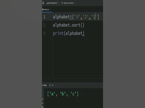 How to arrange values in ascending order in python using sort function ...