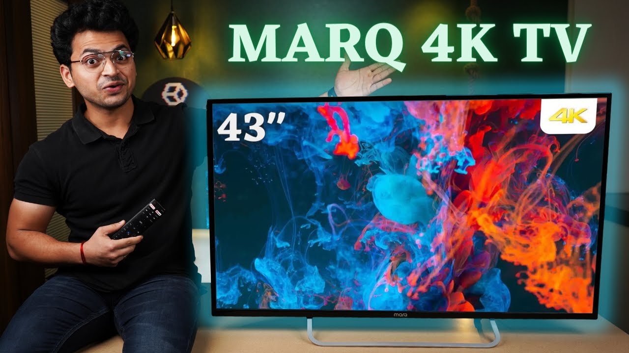 MarQ 43 inch 4K UHD Smart Android TV Unboxing Best Budget 4K TV 🔥