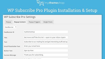 WP Subscribe Pro Plugin Installation & Setup