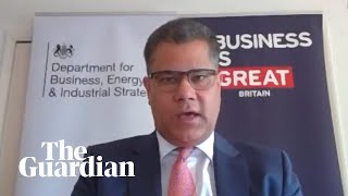 Coronavirus: UK business secretary declines to apologise for PPE shortages