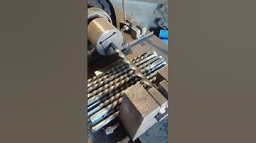 ⏱️Twisting a metal rod.#shorts