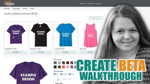 Selling on Merch by Amazon | Create BETA Multi-Product Uploader Tutorial & Review | Print on Demand