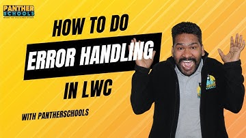 DAY26 - How to effective manage the Error Handling in LWC @salesforce with @sfdcpanther #lwcdev