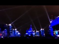 Laser show in Moscow