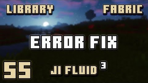 Fixing Error | Minecraft Library System | JiFluid | #055