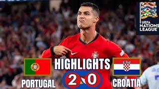 Portugal vs Croatia | UEFA NATIONS LEAGUE 2024 | Ronaldo Amazing Goals (2-0)