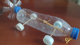 Homemade plastic car with a bottle (step by step and easy)🚗