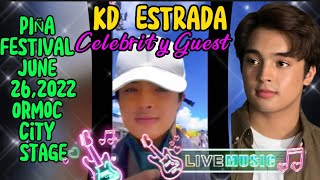 Kd Estrada Celebrity Guest Sa Piña Festival Sa Ormoc City