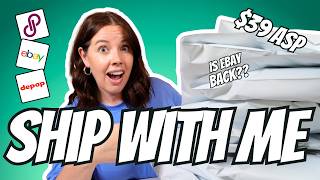 Is Ebay Back?!  Ship My Poshmark and Ebay Sales with Me and See What Sold Fast (and for Good Money)!