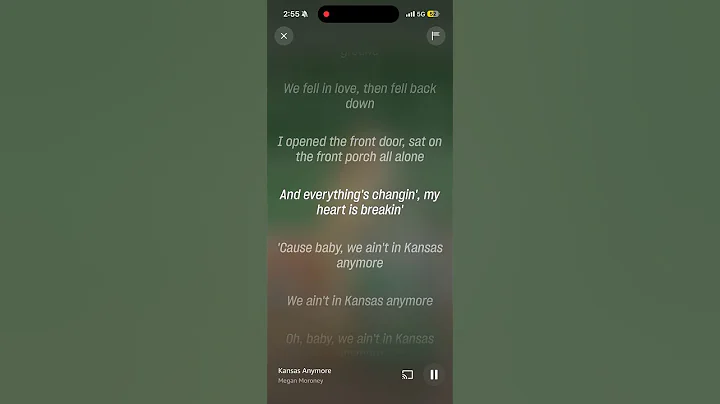 Kansas anymore lyrics 💚 sry for the glitch lol