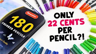 Testing 22 CENT Colored Pencils?! *Soucolor Pencils* 