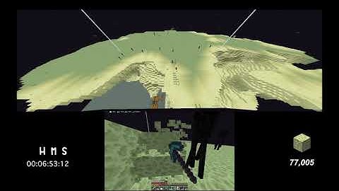 Mining 1,000,000+ Endstone - 145 hour Timelapse Minecraft