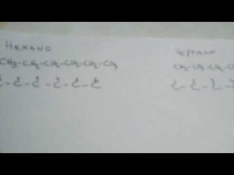 Vídeo: Diferencia Entre Hexano Y N-hexano