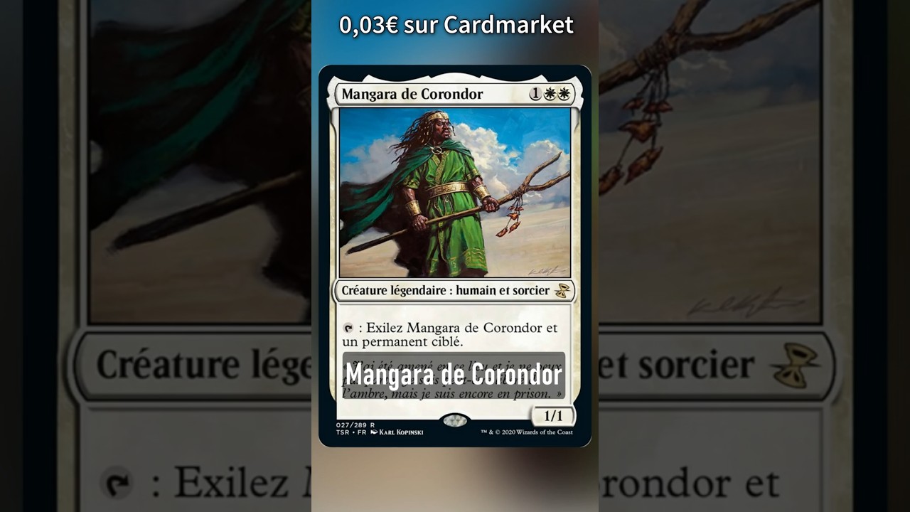 Mangara de Corondor est très spécial