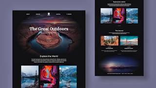Create a Stunning Outdoor Travel Website with ReactJS + Tailwind + Framer Motion | Beginner's Guide
