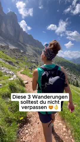 3 geniale Wanderungen in den Alpen 🏔️🙌 #wandern #wanderungen #alpen