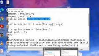 UDP Client Server