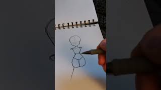 Body tutorial (alt style) || #art || #shorts screenshot 5