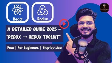 React Redux Tutorial 2025 ( HINDI ) 🔥 | Learn Redux Toolkit From Scratch